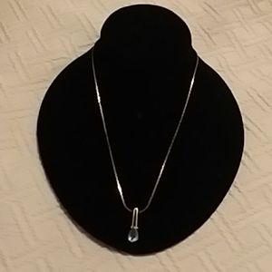 14 kt Women's necklace with December Birthstone
